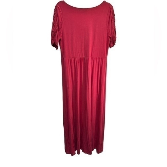 Hatch The Nines By Hatch Short Sleeve Shirred Jersey Maternity - Picture 6 of 6